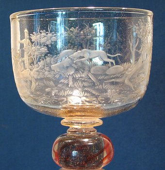 Collectible Engraved Glass.