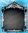 Click to see enlarged image of Venetian glass mirror. Made of Czech glass in Bohemian glassmaking tradititon.